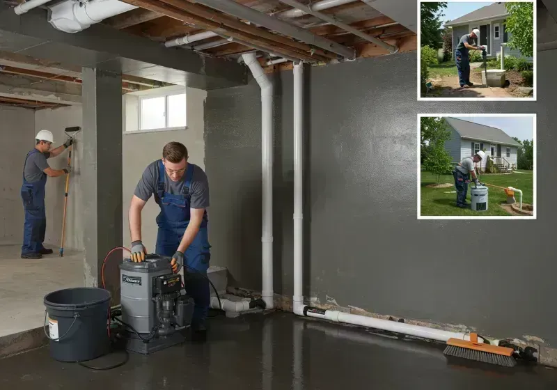 Basement Waterproofing and Flood Prevention process in Alton, IL